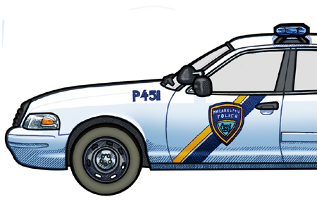 451 picture of a 2003 Ford Victoria Philadelphia Police Car