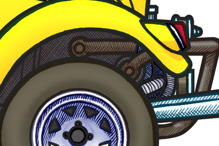 a 1969 VW Beetle Baja