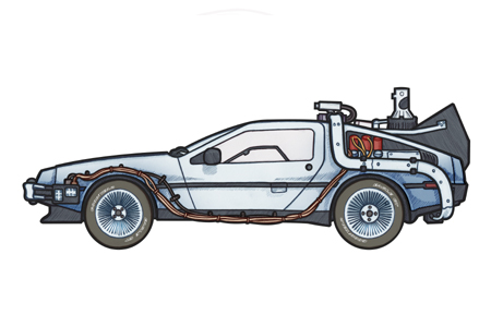 451 picture of a Delorean DMC-12