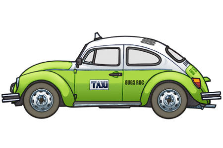 451 picture of a 1972 VW Beetle.